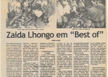 Zaida Lhongo em “Best Of” – 16 de Junho de 2004