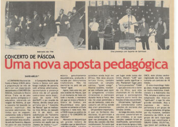 Concerto de Páscoa: Uma nova aposta pedagógica -14 de Abril de 2004