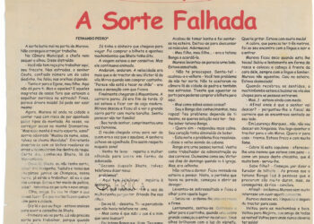 A Volta da Fogueira: A Sorte Falhada – 28 de Abril de 2004
