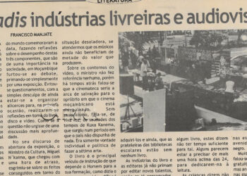 Literatura: Quo vadis indústrias livreiras e audiovisuais – 28 de Abril de 2004