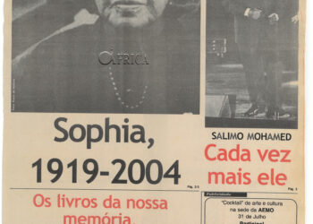 Cultura: Sophia: 1919-2004 – 07 de Julho de 2004