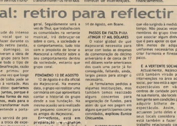 Majescoral: retiro para reflectir – 28 de Julho de 2004