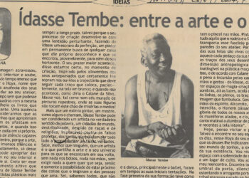 Ídasse Tembe: entre a arte e o ser – 28 de Julho de 2004