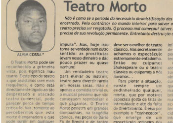 Teatro morto – 28 de Julho de 2004