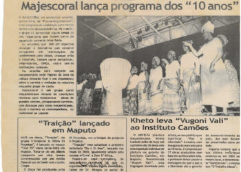 Majescoral lança programa dos “10 anos” – 16 de Junho de 2004
