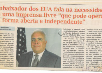 Embaixador dos EUA (Estados Unidos da América) fala na necessidade de uma imprensa livre “que pode operar de forma aberta e independente” – 16 de Setembro de 2020