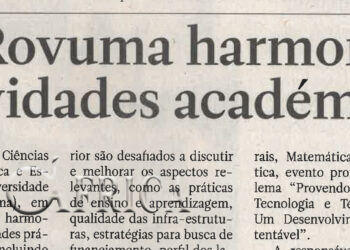 UniRovuma Harmoniza Actividades  Académicas – 28 de Maio de 2022