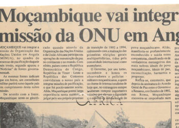 Moçambique vai integrar missão da Organização das Nações Unidas (ONU) em Angola – 06 de Setembro de 2002