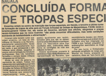 Nacala: Concluída a formação de Tropas Especiais – 22 de Outubro de 1994