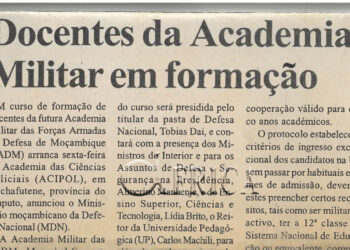 Docentes da Academia Militar em Formação – 23 de Abril de 2004